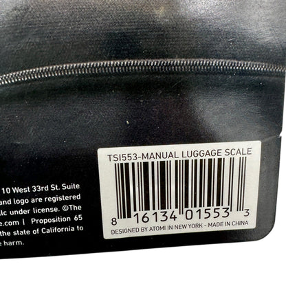 Sharper Image Travel Scale Manual Luggage Scale Portable Hook Design Compact