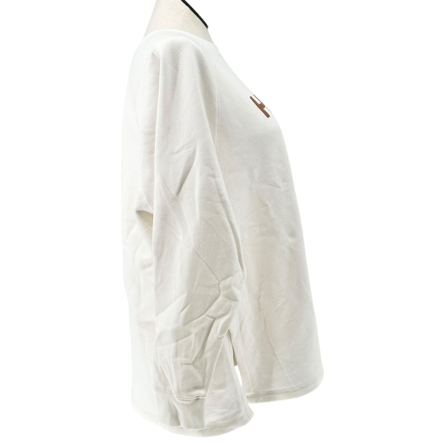 Old Navy Maternity Sweatshirt Womens XXL Long-Sleeve Human Kind Graphic Cream