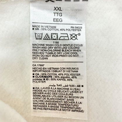 Old Navy Maternity Sweatshirt Womens XXL Long-Sleeve Human Kind Graphic Cream