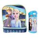 Disney Frozen II Insulated Lunch Bag and Bottle 9x8x5 Blue Anna Elsa by BioWorld