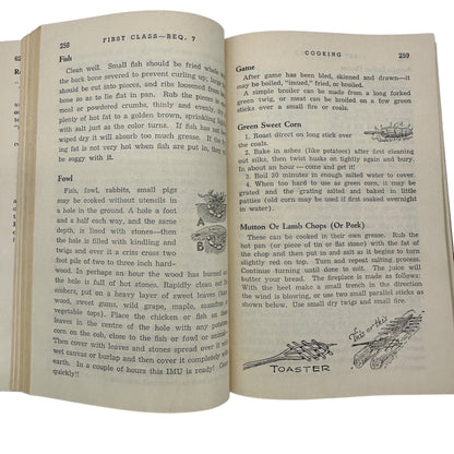 Boy Scouts of America 1942 Handbook For Boys Vintage Paperback Scouting