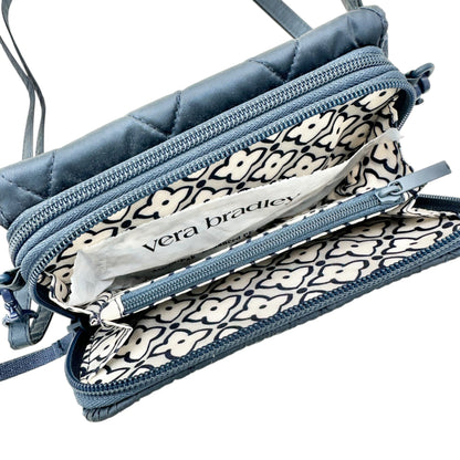 Vera Bradley Heritage 3-In-1 Crossbody Quilted Bag Peacoat Blue Ultralight NEW