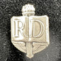 Sterling Silver RD Pin Badge With Wings and Torch Design By M.A.C NY Vintage