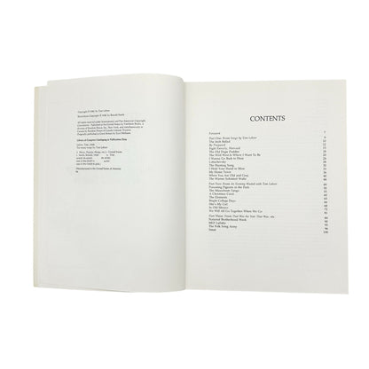 Too Many Songs By Tom Lehrer Lyrics Sheet Music Book Drawings By Ronald Searle