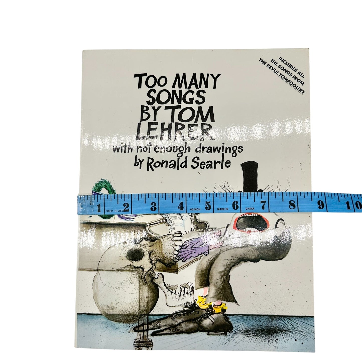 Too Many Songs By Tom Lehrer Lyrics Sheet Music Book Drawings By Ronald Searle