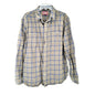 Alesbury Heavy Flannel Shirt Mens XL Reg Olive Navy Plaid Long Sleeve Button-Up