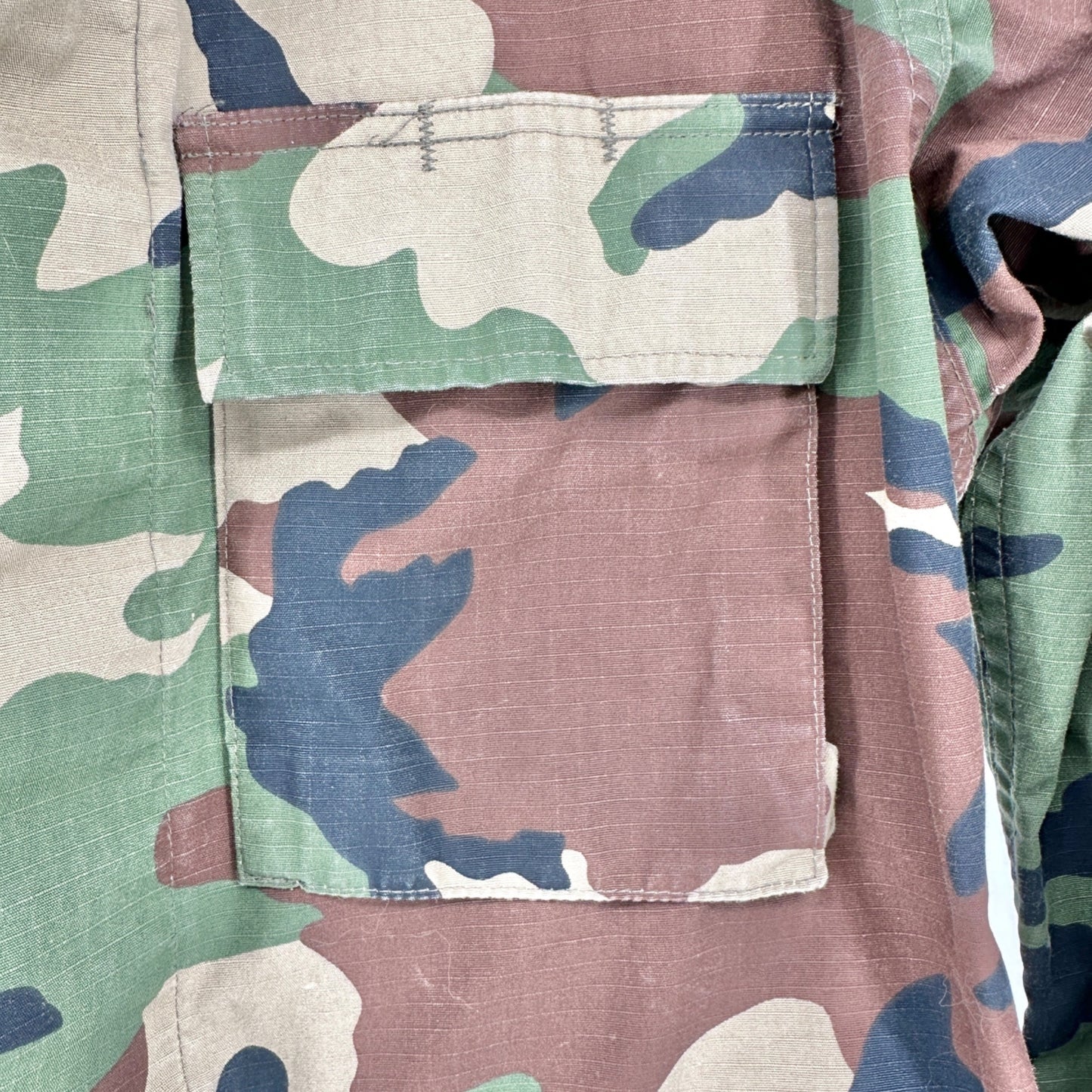 Genuine Gear Camouflage Military Style Jacket S-R Brown Green Black Cotton Poly