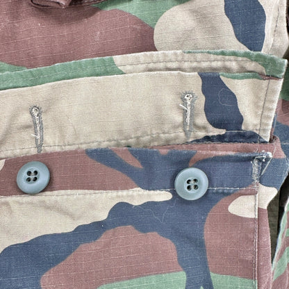 Genuine Gear Camouflage Military Style Jacket S-R Brown Green Black Cotton Poly