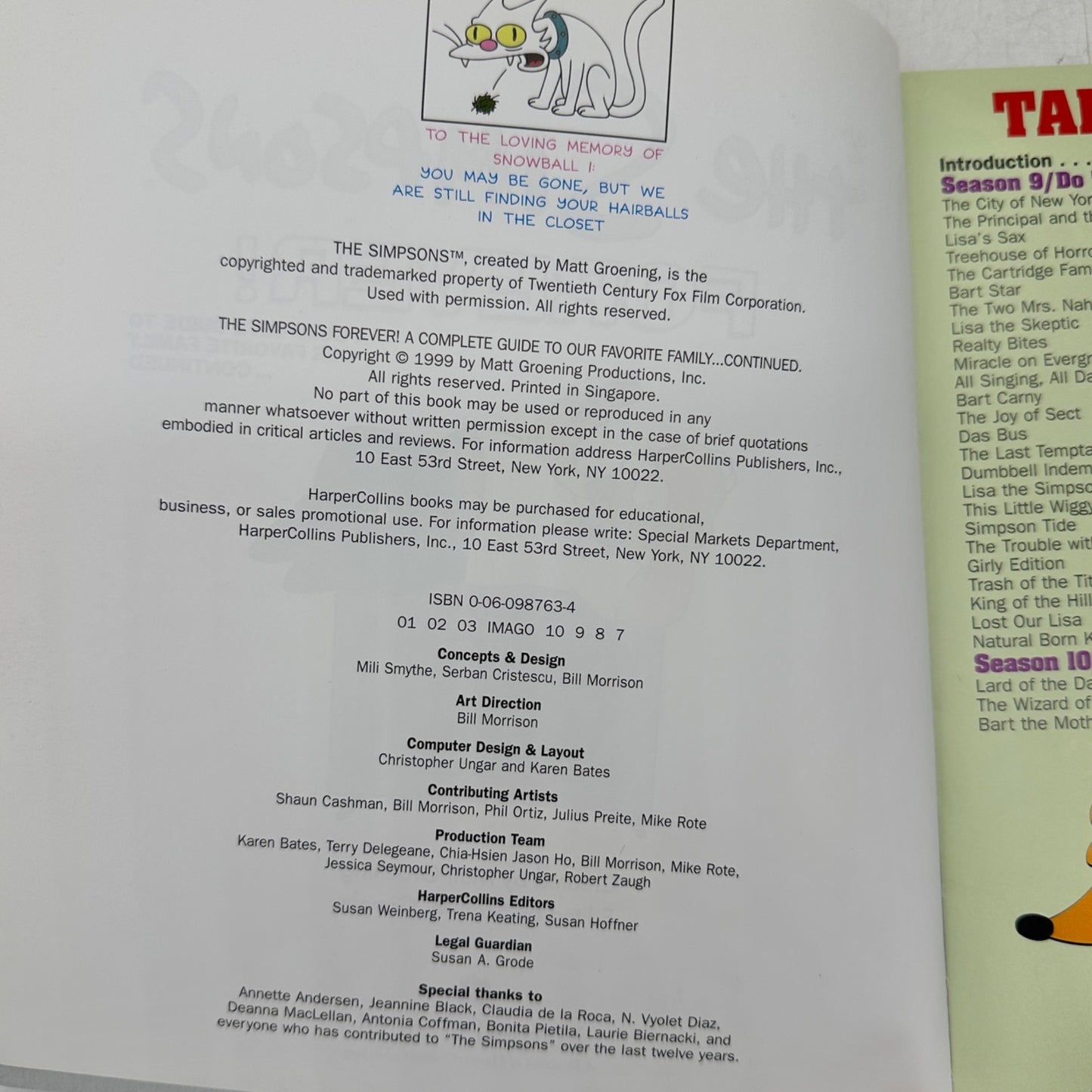 The Simpsons Forever A Complete Guide To Our Favorite Family Matt Groening Paper