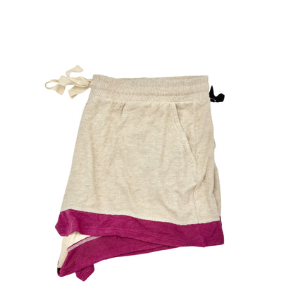 Super Soft by Torrid Sleep Lounge Shorts Womens 3X Beige and Pink Trim 22-24 NWT