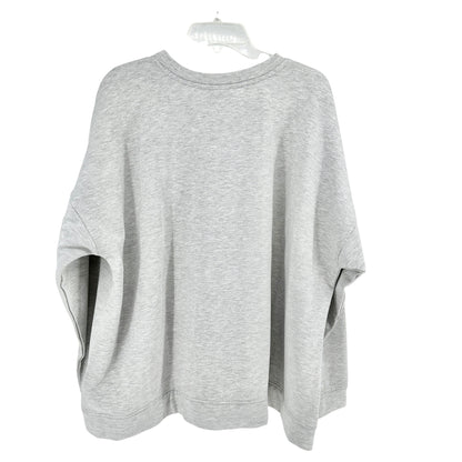 Camp Cozy Bobeau Sleepwear Sweatshirt 3X Pullover Heather Gray Relaxed Fit NWT