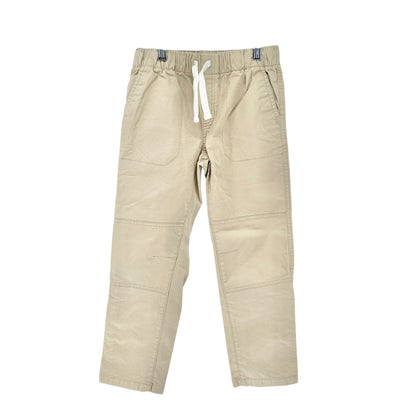 Boys Size 8 Pants Beige Straight-Leg Elastic Waist Drawstring by Cat & Jack