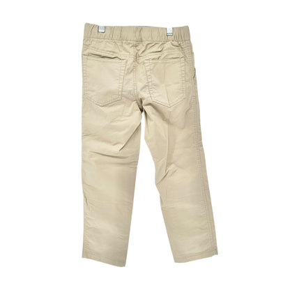 Boys Size 8 Pants Beige Straight-Leg Elastic Waist Drawstring by Cat & Jack