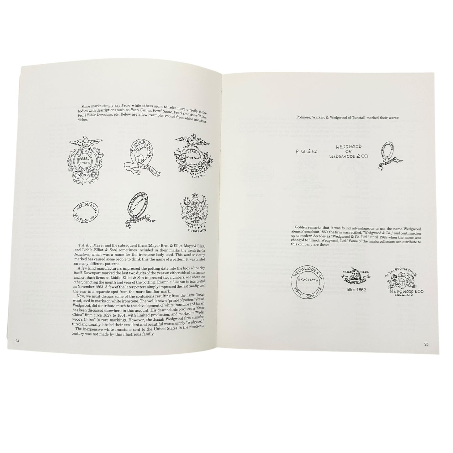 A Look At White Ironstone PLUS Second Look Book Set with Price Guides Wetherbee