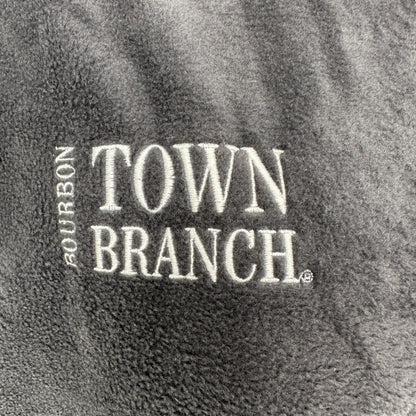 Columbia Fleece Vest Unisex XL Bourbon Town Branch Embroidered Gray Polyester