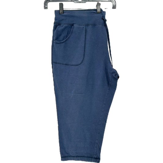Athletic Works Jogger Capri Pants Womens XXXL (22) Blue Drawstring and Pockets