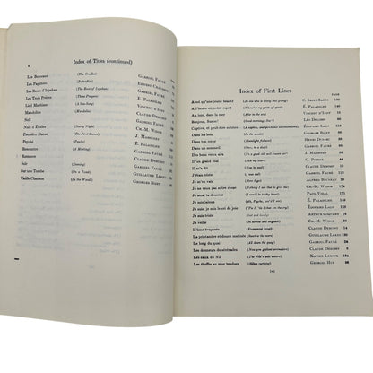 Anthology Of French Song High Voice Edition 39 Songs w Piano Spicker Schirmer