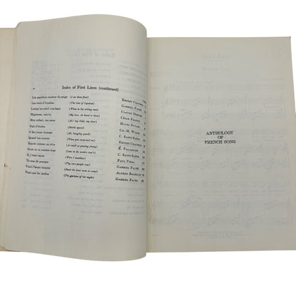 Anthology Of French Song High Voice Edition 39 Songs w Piano Spicker Schirmer
