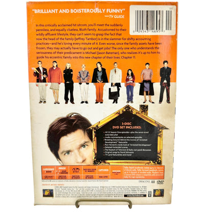 Arrested Development Seasons 1 and 3 DVD Box Sets Comedy TV Series Jason Bateman