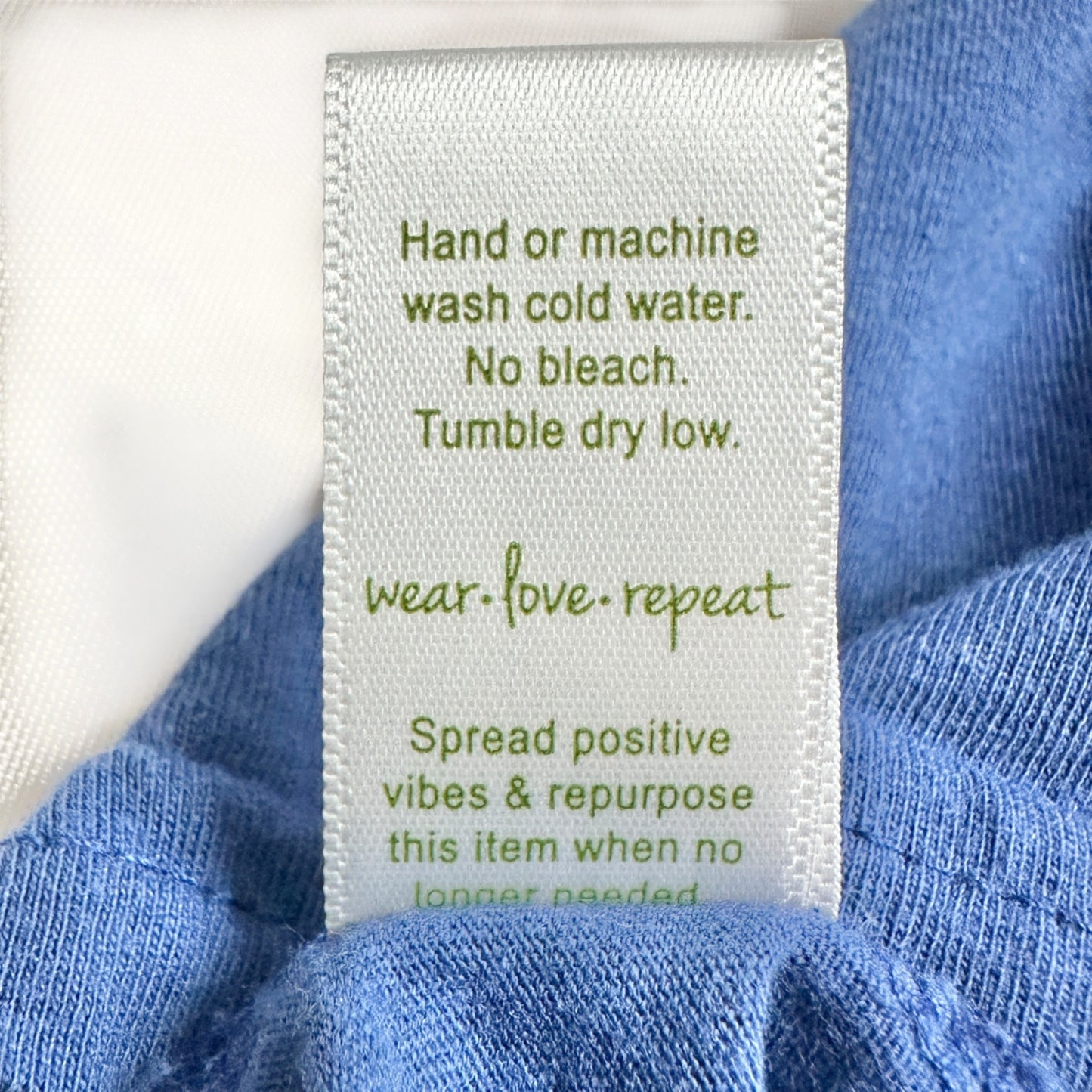 Look Up Get Lost Soul Flower Organic Cotton T-Shirt XXL Blue Stars Scoop Neck