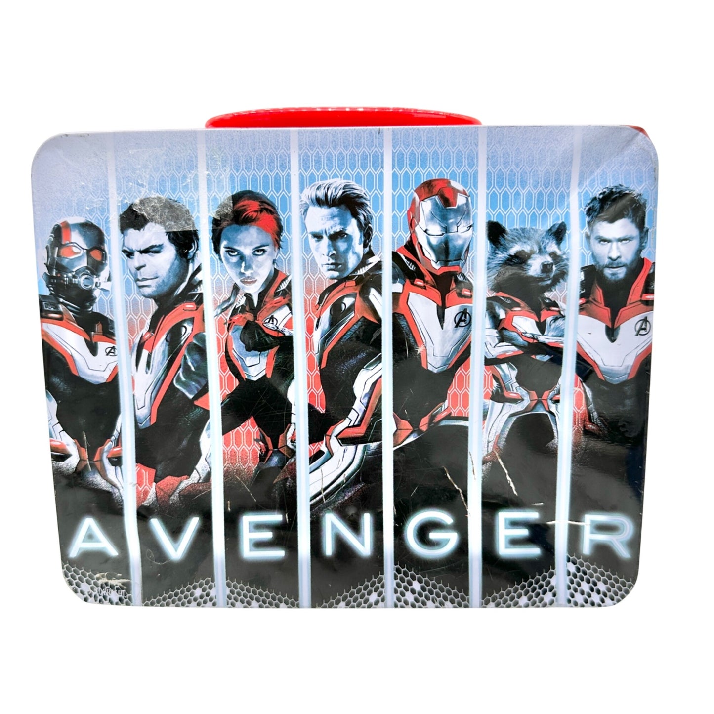 Marvel Avengers Endgame Metal Tin Lunchbox With Handle and Latch Assemble Design