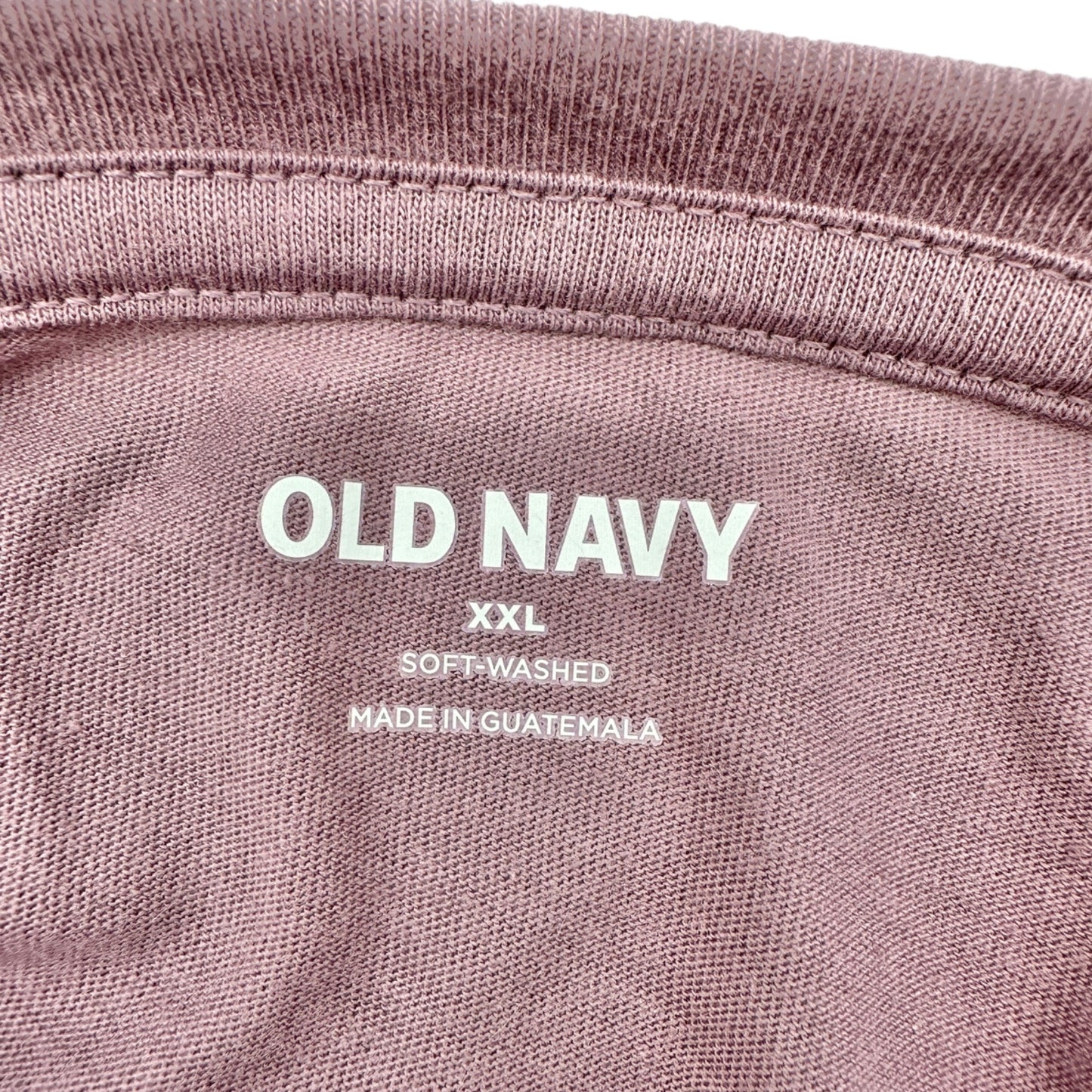 Old Navy XXL Mauve Graphic Tee Colorado Design Soft-Washed Cotton Poly Blend
