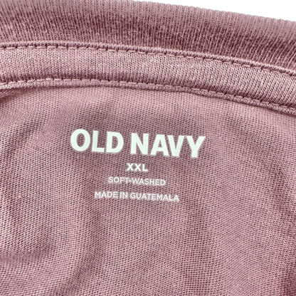Old Navy XXL Mauve Graphic Tee Colorado Design Soft-Washed Cotton Poly Blend