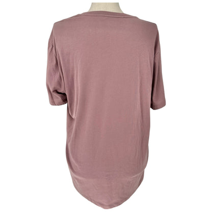 Old Navy XXL Mauve Graphic Tee Colorado Design Soft-Washed Cotton Poly Blend