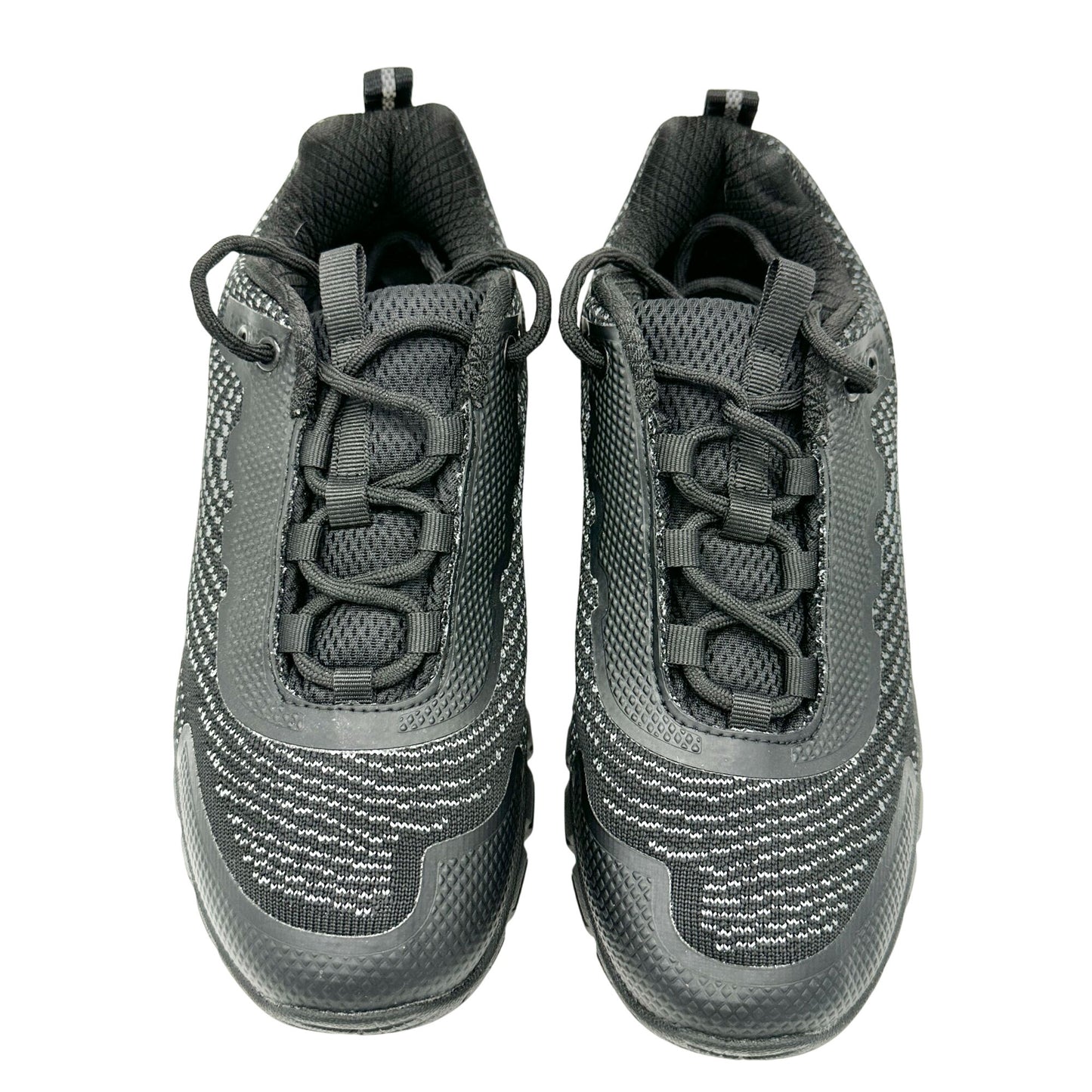Ulogu Hiking Sneakers Womens 8.5 Black With Non-Slip Outsole Cushioned Sturdy