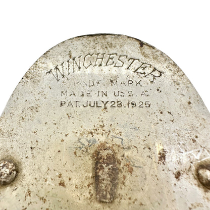 Vintage Winchester 1925 Adjustable Roller Skates With Key Metal & Leather Design