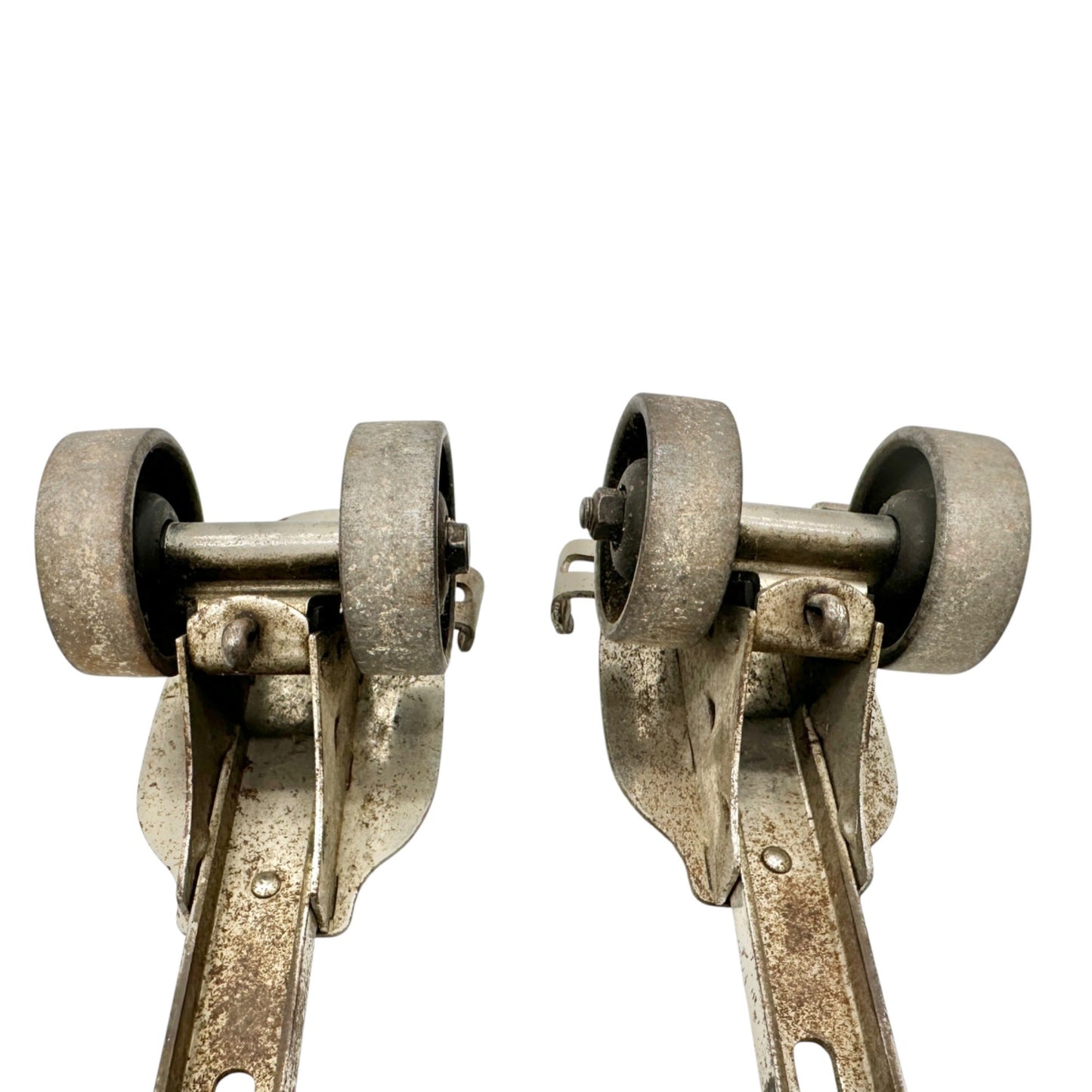 Vintage Winchester 1925 Adjustable Roller Skates With Key Metal & Leather Design
