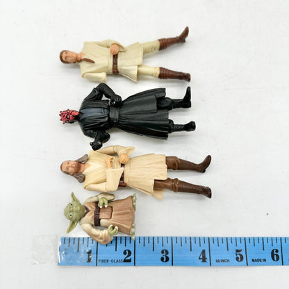 Star Wars Action Figures Obi-Wan Kenobi Qui-Gon Jinn Darth Maul Hans Solo 4 in