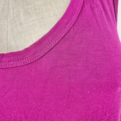 Womens 3X Purple Tank Nightshirt Modal Blend Sleeveless 78 & Sunny Sleepwear