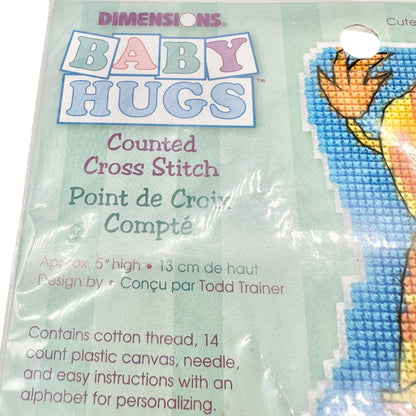 Dimensions Baby Hugs Counted Cross Stitch Kit Cute Giraffe 72914 to Personalize