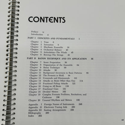 The Conductors Workshop By R. Gerry Long Second Edition Spiral Workbook 1977