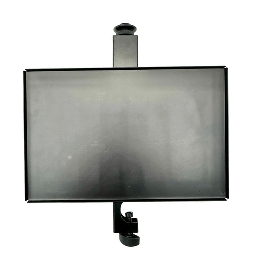 On Stage MST1000 Musicians Combo Accessory Tray With Clamp Mount Black 10x6