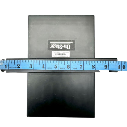 On Stage MST1000 Musicians Combo Accessory Tray With Clamp Mount Black 10x6