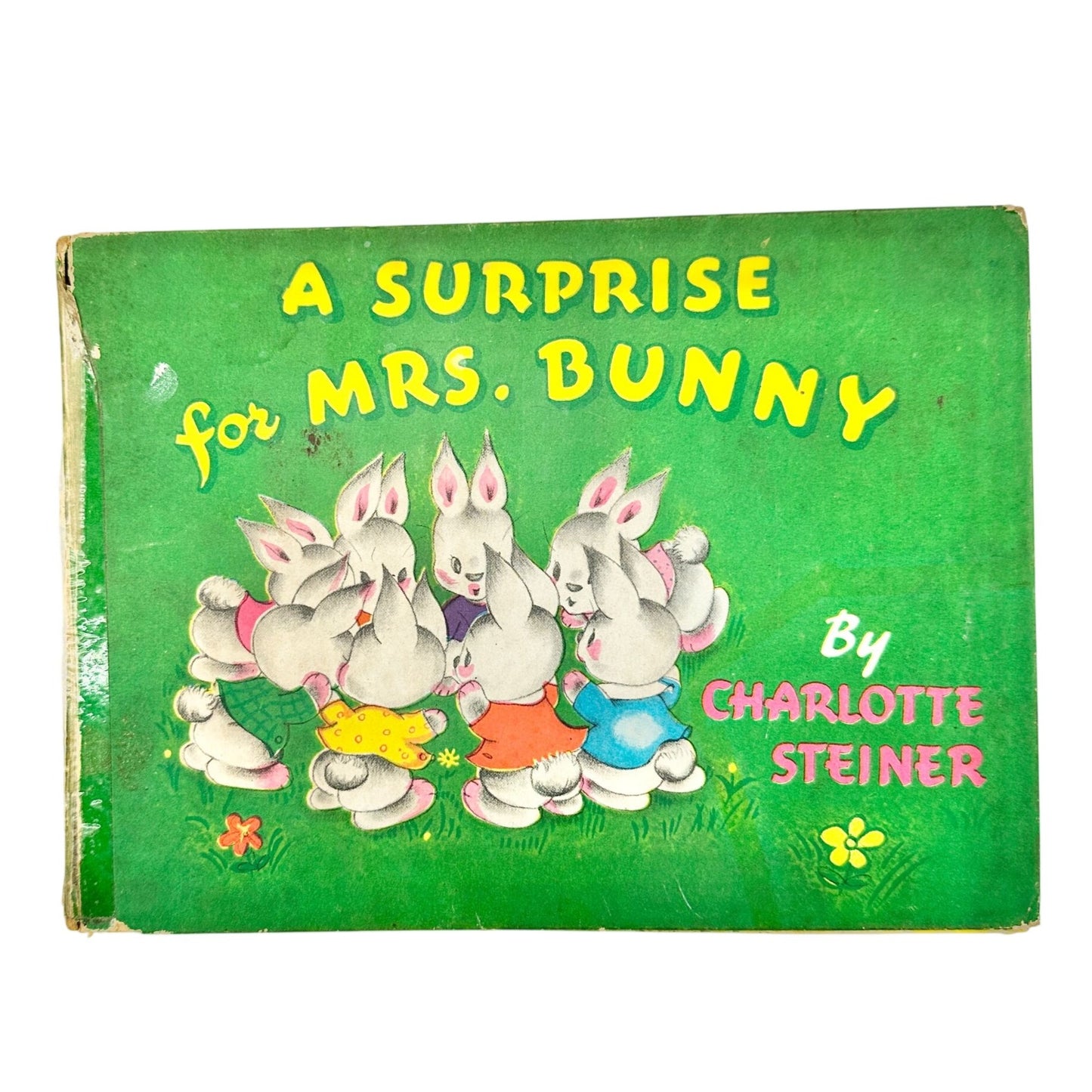 A Surprise For Mrs. Bunny By Charlotte Steiner Hardcover 1945 Childrens Book
