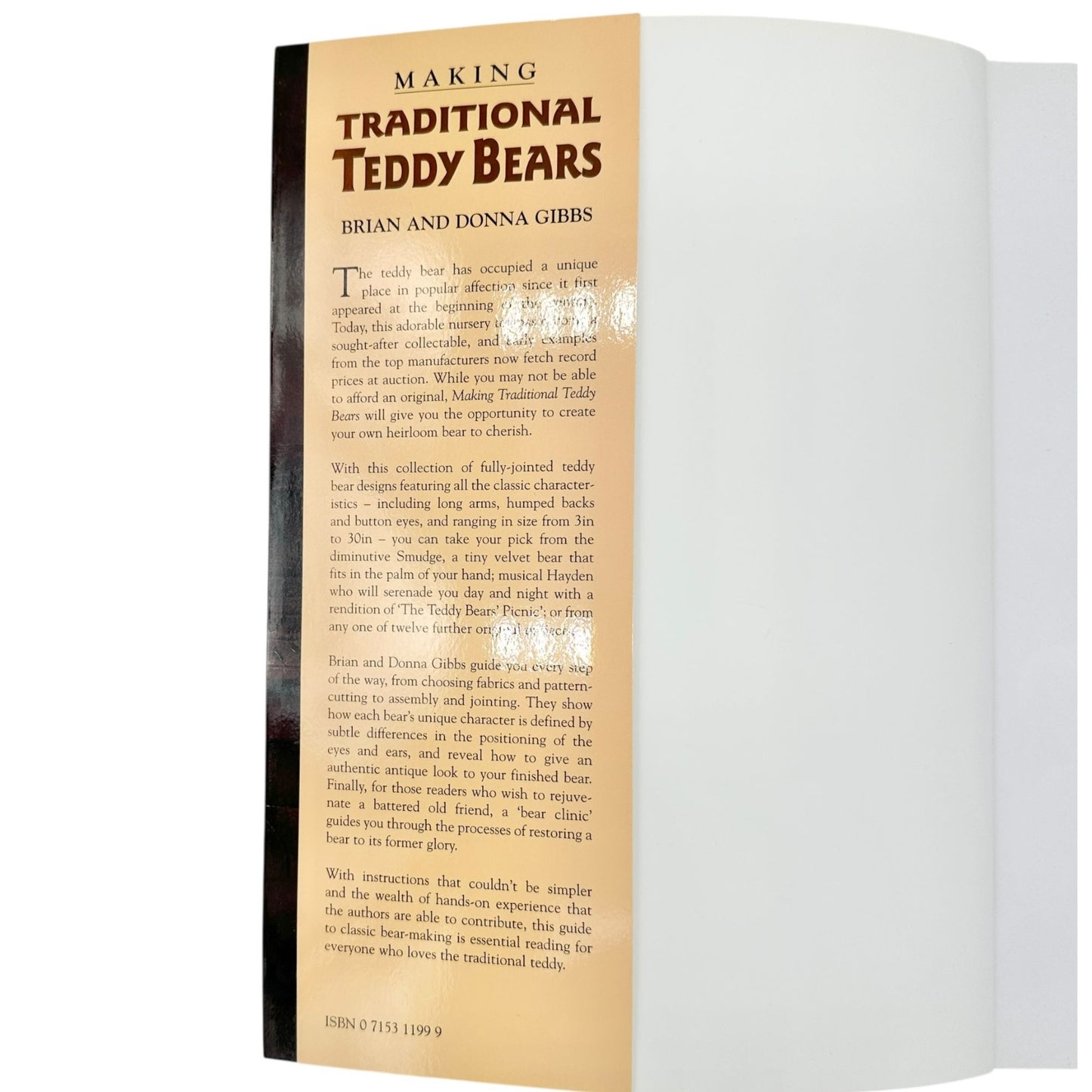 Making Traditional Teddy Bears Featuring 12 Collectable Designs BrianDonna Gibbs