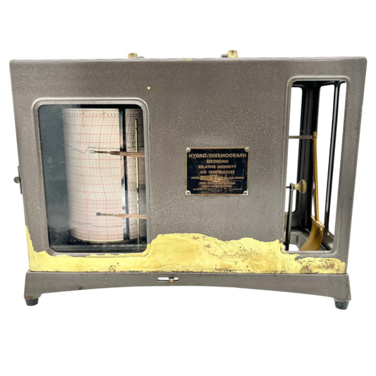 Vtg Friez Instruments Hygro-Thermograph Recording Relative Humidity Air Temp 594