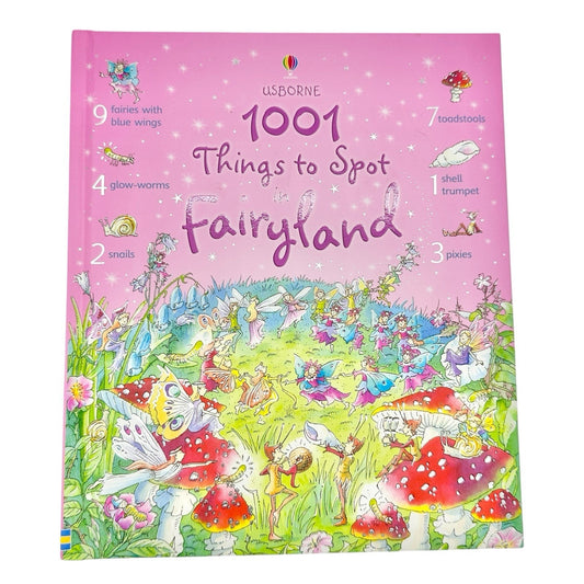 1001 Things to Spot in Fairyland by Gillian Doherty (2006, Hardcover) Usborne