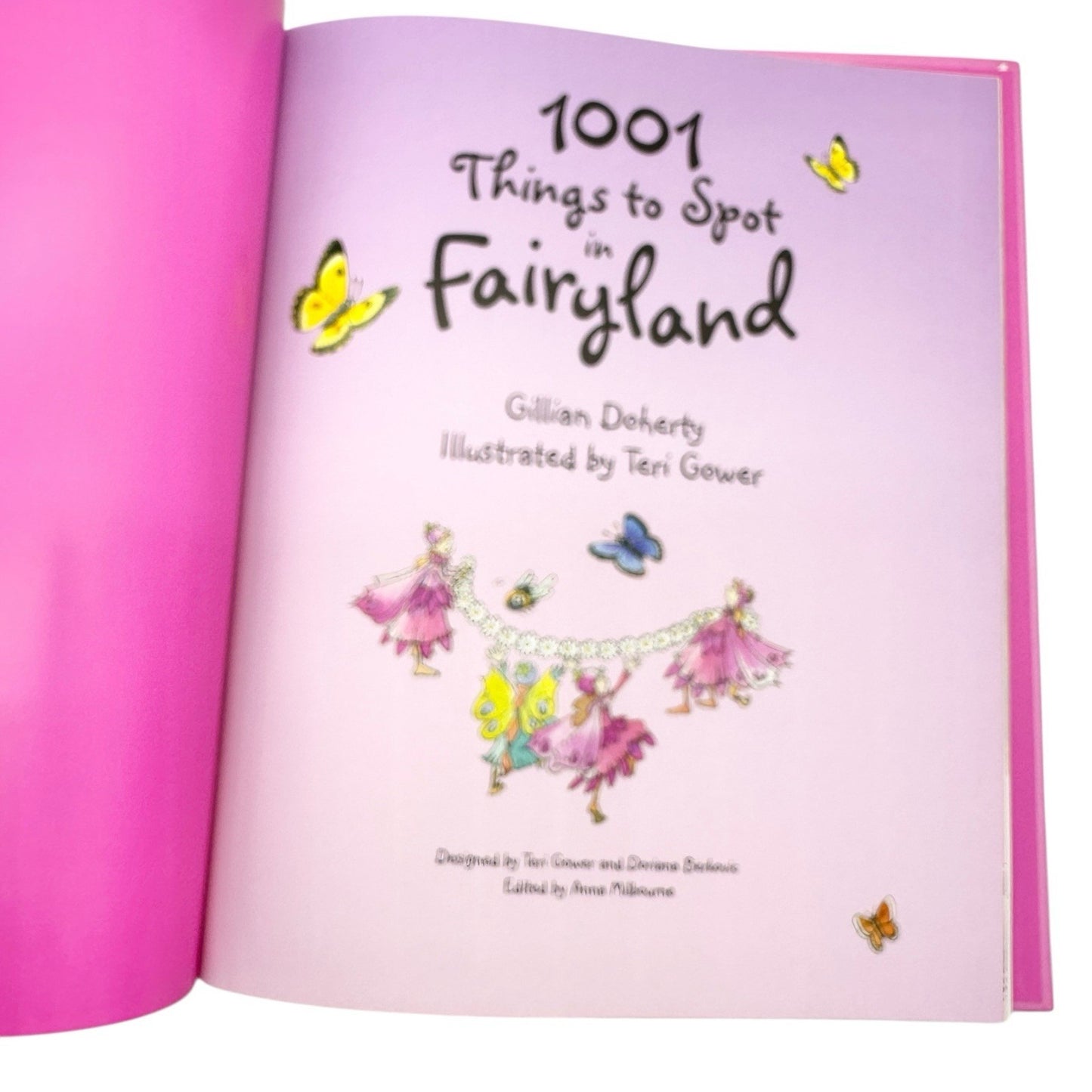 1001 Things to Spot in Fairyland by Gillian Doherty (2006, Hardcover) Usborne