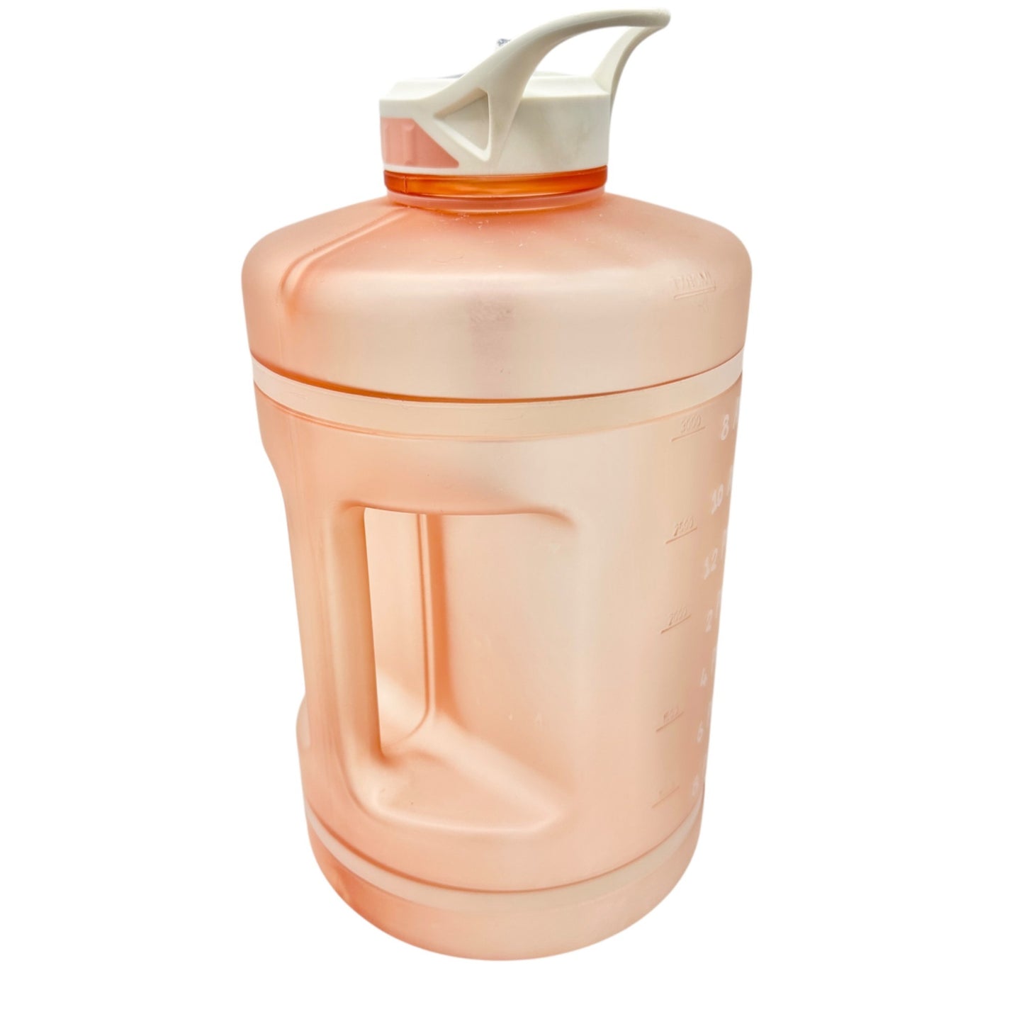 HydroMate 1 Gallon Motivational Water Bottle Straw Lid Time Marker BPA-Free