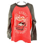 Jumping Beans Hot Wheels Sweatshirts Boys 8 Original Stunt Brand Red Gray Raglan