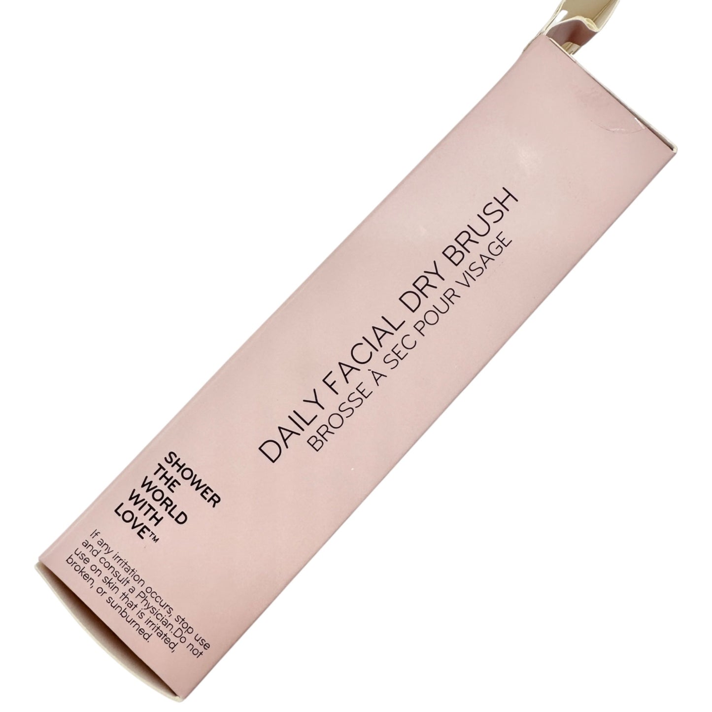 Daily Concepts Vegan Facial Dry Brush Nylon Bristles Beechwood Handle Skincare