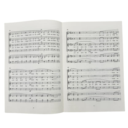 The Bridgewater Motets SATB A Cappella Sheet Music Booklet By Daniel E. Gawthrop