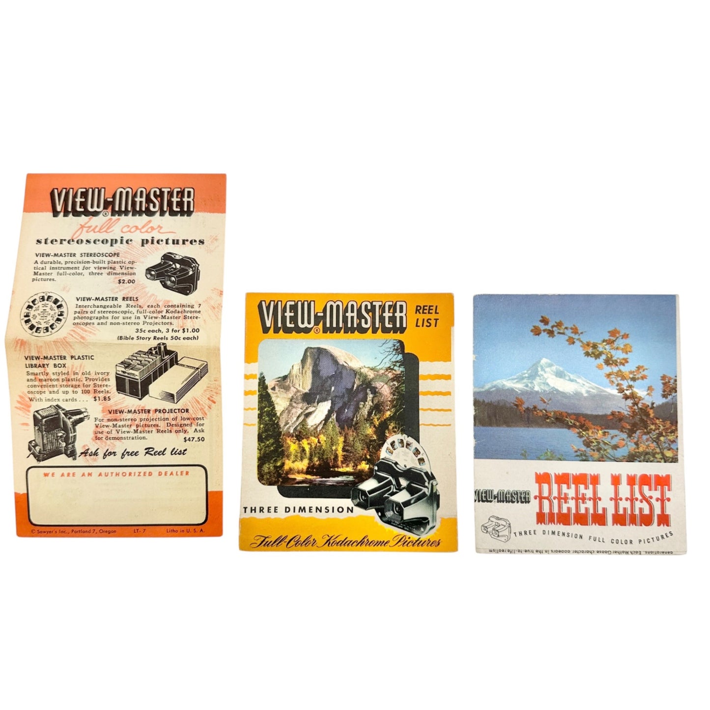 Vintage Sawyers View Master Stereoscope and 11 Reels Collection in Original Box