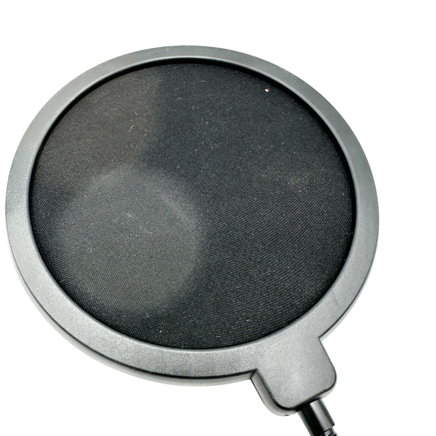 Microphone Pop Filter With Flexible Gooseneck And Adjustable Clamp