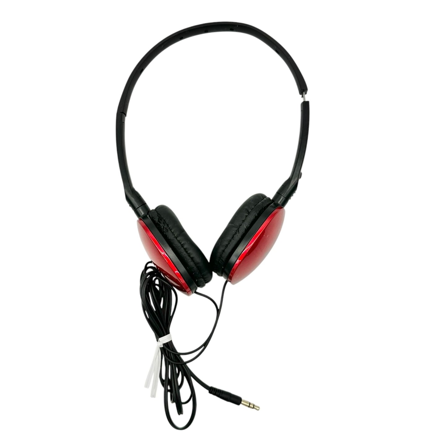 Microphone Stand With Shock Mount 10 inch Tall and JVC Red Wired Headphones
