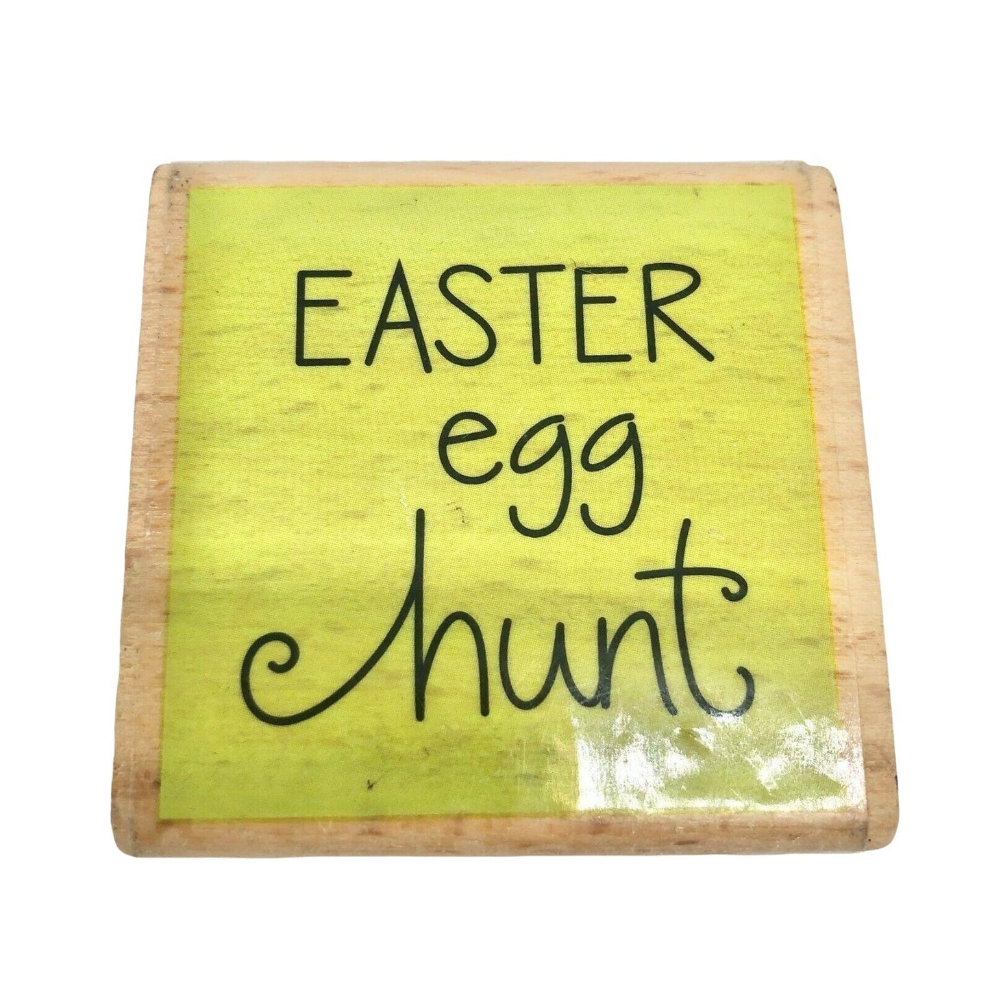 Easter 2 Piece Stamp Bundle Egg Hunt Sunday Script Crafting Decorating